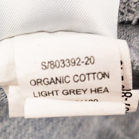 Banana Republic Organic Cotton Polo Men's Large Tagless Gray Short Sleeve Logo - Picture 7 of 10